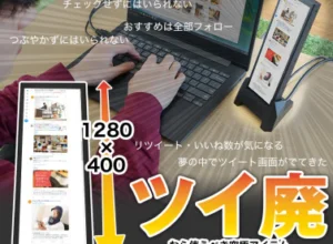 ツイ廃向け？縦長でタイムライン表示に最適なディスプレイが登場！