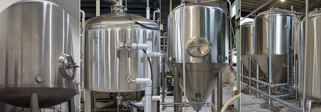 現在の福庭工場でのビール醸造所