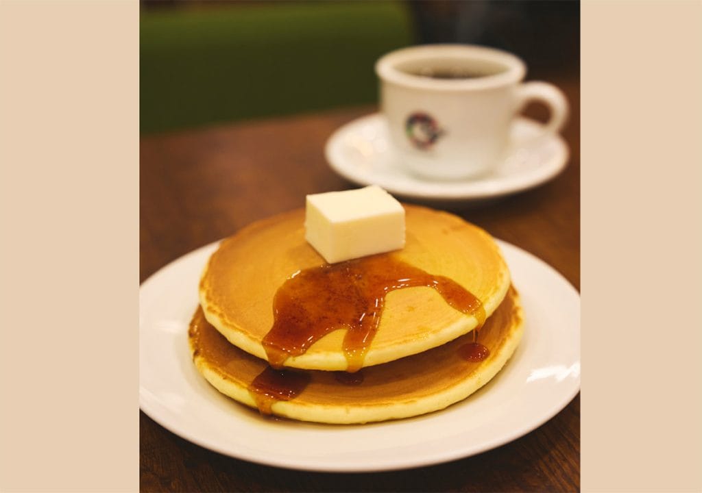 元町サントス「ホットケーキセット」