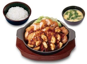 にんにく醤油の“揚げる”豚テキ（ダブル）定食