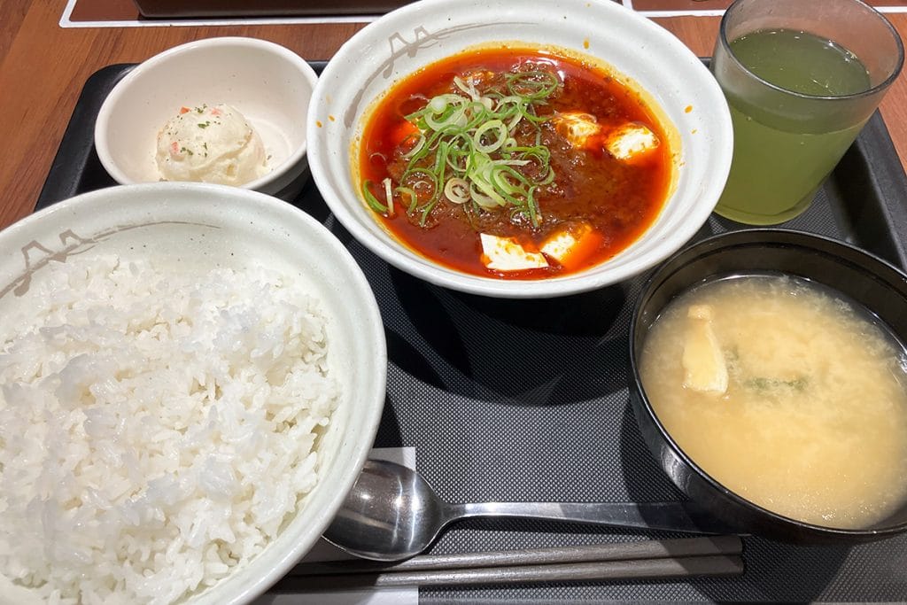 松屋「本格四川風麻婆豆腐」