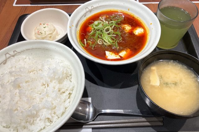 松屋「本格四川風麻婆豆腐」