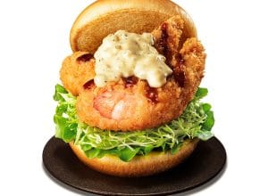 「海老エビフライバーガー」（670円）