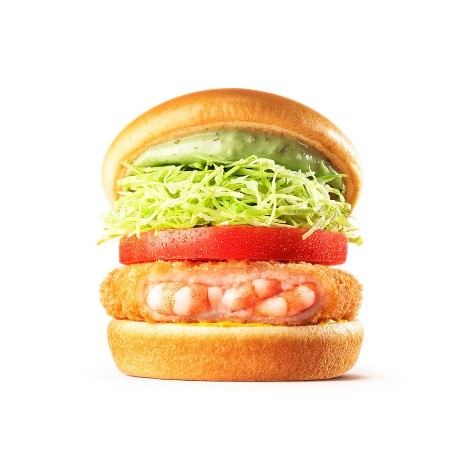 「バジルマヨの海老カツバーガー ～国産バジル～」