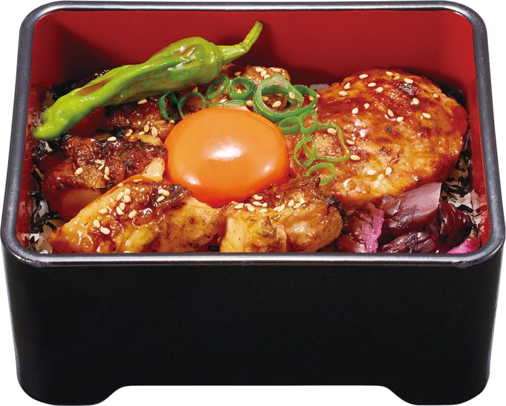 「とろたま炭火焼き鶏重」
