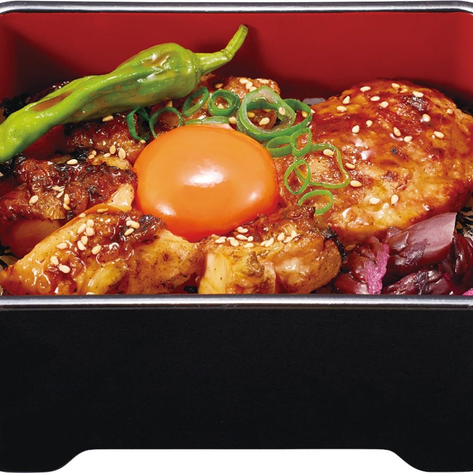 「とろたま炭火焼き鶏重」