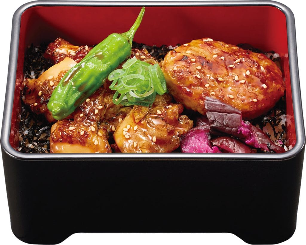「炭火焼き鶏重」