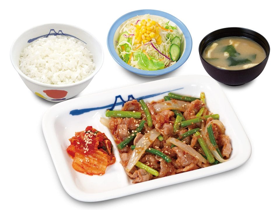 松屋「プルコギ定食」