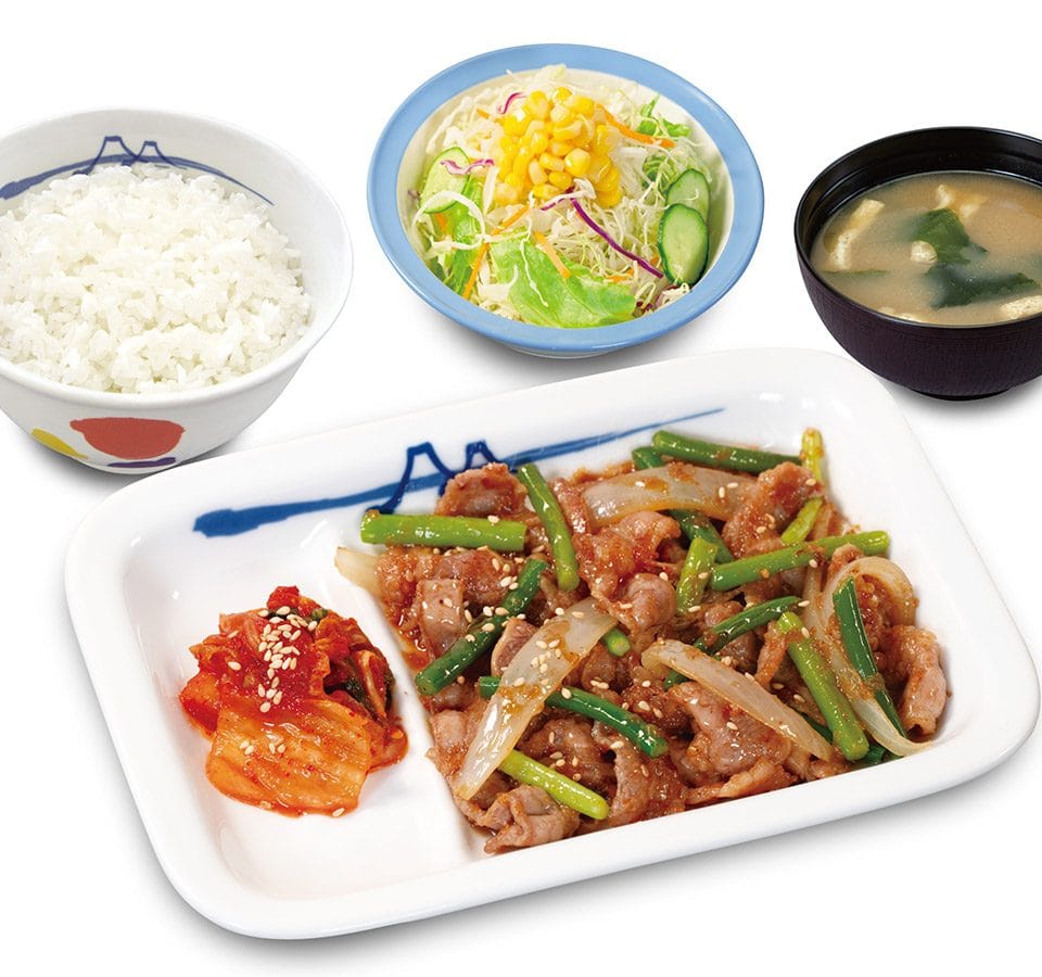 松屋「プルコギ定食」