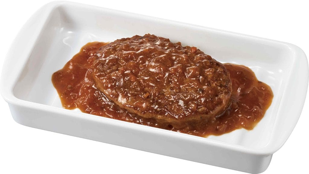 「煮込みハンバーグ 単品」390円(税込)