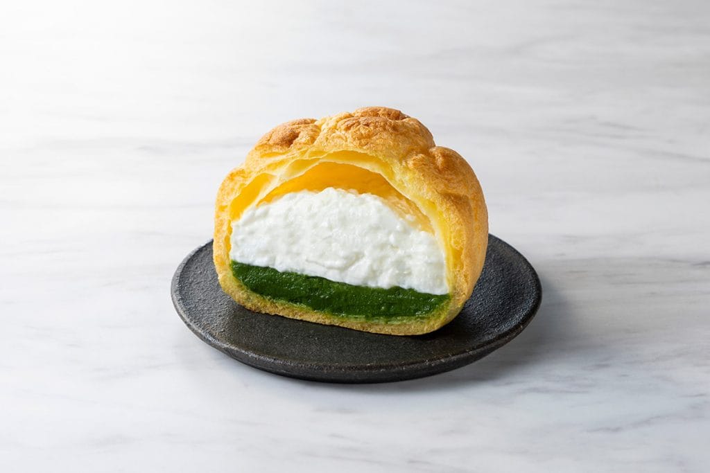 「もっちりお濃茶プリン 宇治抹茶」220円